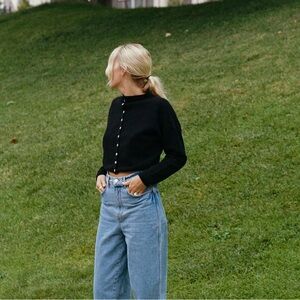 James street co peri shrunken cardigan